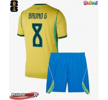 Brazylia Bruno Guimaraes #8 Koszulka Podstawowa dzieci MŚ 2026 Krótki Rękaw (+ krótkie spodenki)